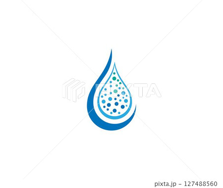 water drop Logo Template vector water drop Logo Template vector 127488560