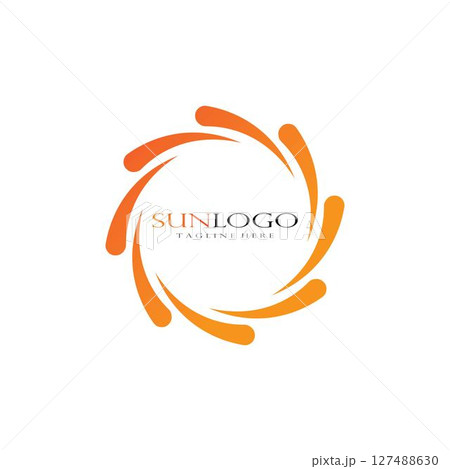 Vector sun Icon Logo Template Vector sun Icon Logo Template 127488630