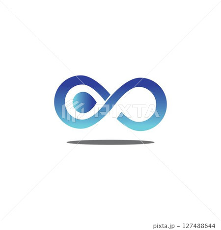 Infinity logo template Infinity logo template 127488644