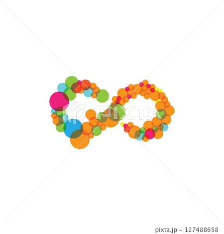 Infinity logo template Infinity logo template 127488658