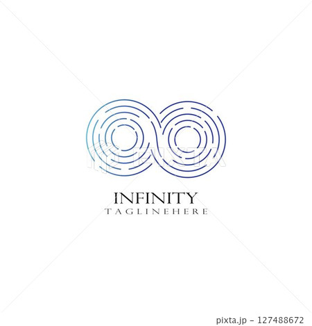 Infinity logo template Infinity logo template 127488672