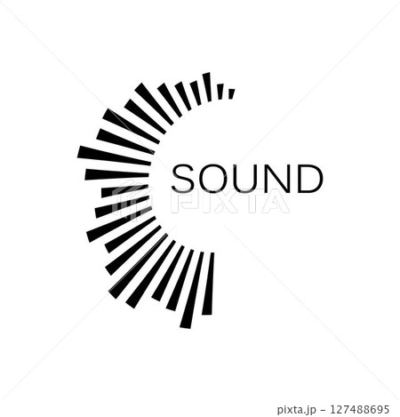 sound wave ilustration logo vector 127488695