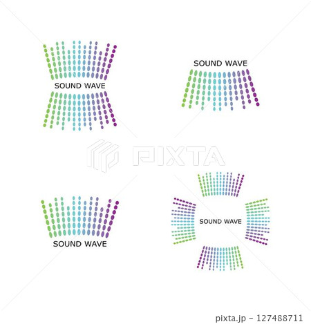 sound wave ilustration logo vector 127488711