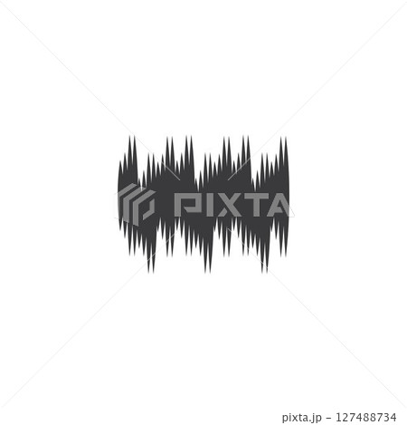 sound wave ilustration logo vector 127488734