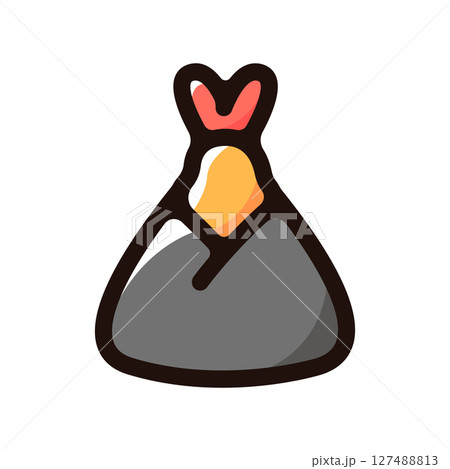 天むすのイラストアイコン（日本食・食べ物・飲食メニュー素材） 127488813