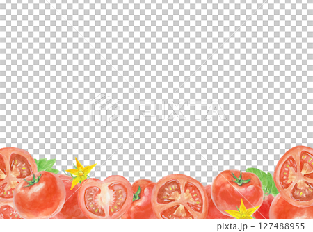 Tomato background painted with watercolors Tomato background painted with watercolors 127488955