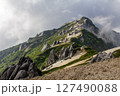 燕山荘より 燕岳山頂を望む 127490088