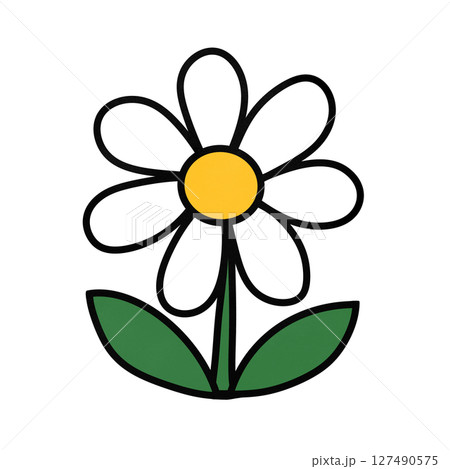 strawberry icon with long shadow 127490575