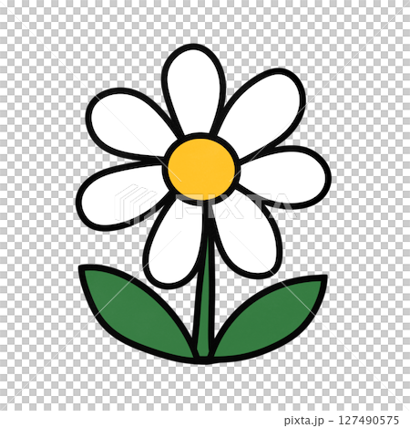 strawberry icon with long shadow 127490575