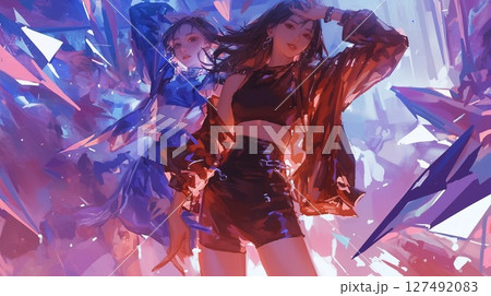 カッコいい女性ダンスグループ 127492083