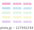パステルカラーのマスキングテープ セット 127492244