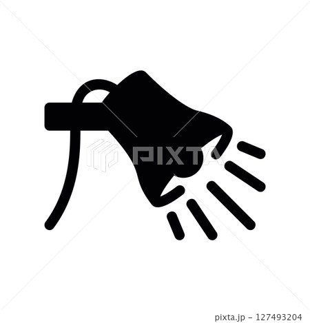 Simple vector black icon megaphone 127493204
