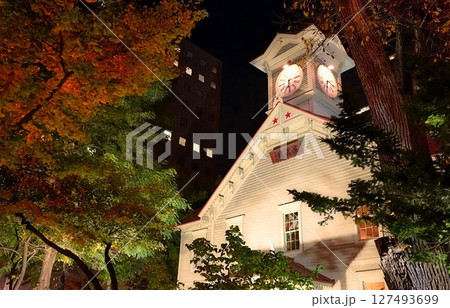 札幌夜景、時計台 127493699