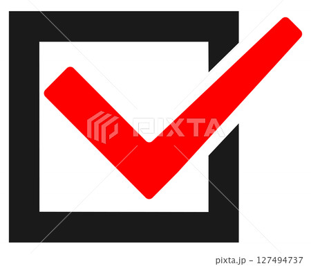 チェックボックス レ点 チェックボックス レ点 127494737