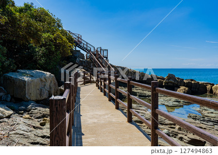 神崎鼻公園の海中遊歩道の風景（佐世保市） 127494863