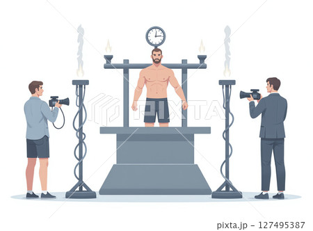 時計の下で 時計の下で 127495387