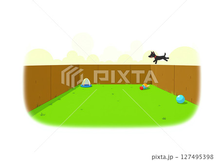 庭で脱出計画 127495398