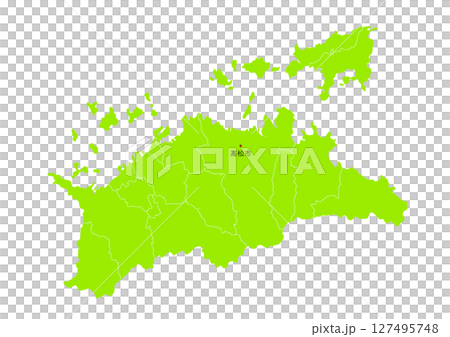 香川縣行政區劃圖 127495748