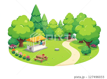 春の憩いの午後 春の憩いの午後 127496033