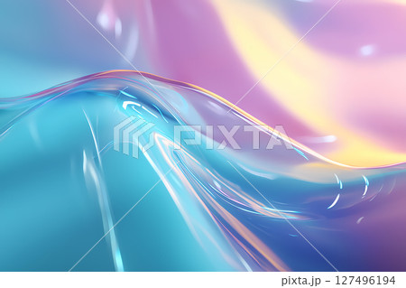 夏のクリアグミ風キラキラ光沢ゼリー背景 夏のクリアグミ風キラキラ光沢ゼリー背景 127496194