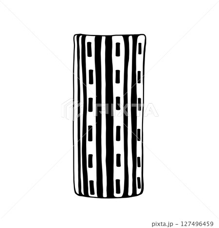 naive cute hand drawn vase naive cute hand drawn vase 127496459