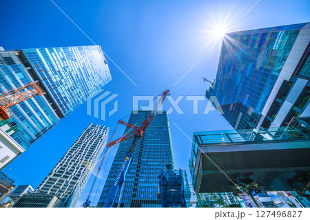 日本の東京都市景観 完全消滅…さよなら渋谷駅西口。(中央のビルも完全に解体）…＝19日 127496827