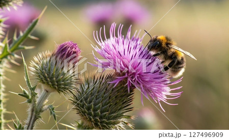 bee on flower 127496909