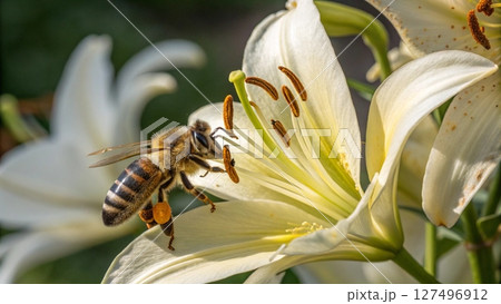 bee on a flower 127496912