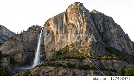 high mountains with blue sky high mountains with blue sky 127498475