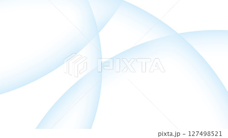 抽象的　背景　水色　曲線　ぼかし	 127498521