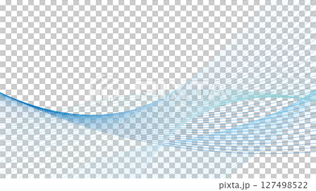 抽象波浪背景藍色淺藍色混合 127498522