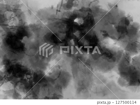 抽象的　水墨画　背景　壁紙 127500114