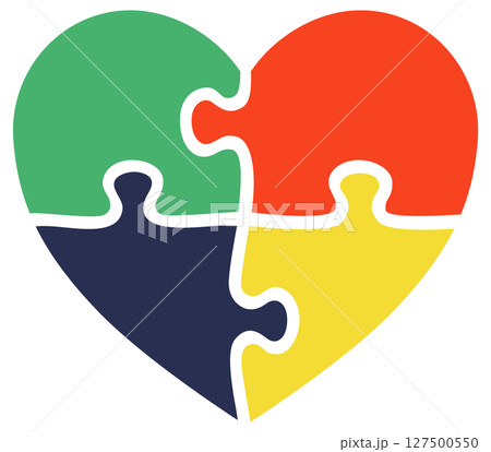 Heart puzzles autism awareness Heart puzzles autism awareness 127500550