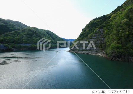 兵庫県神河町 長谷ダム 下部調整池 兵庫県神河町 長谷ダム 下部調整池 127501730