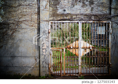 廃墟と鉄格子 127503143