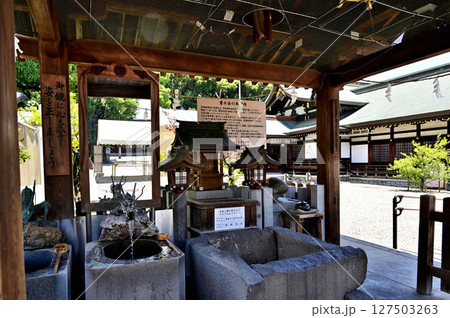真清田神社　神水舎 127503263