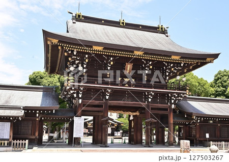 真清田神社　楼門　 127503267