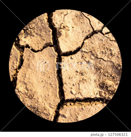 Close Up of Cracked Brown Dry Soil Texture Close Up of Cracked Brown Dry Soil Texture 127506321