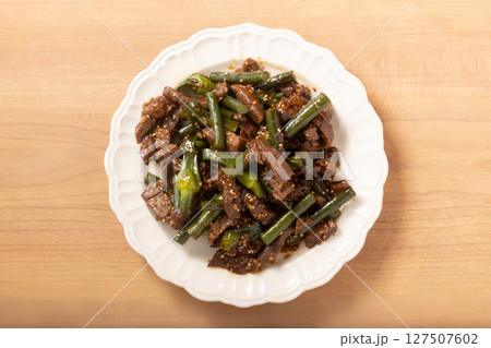 黒毛和牛　カイノミ　にんにくの芽炒め 127507602