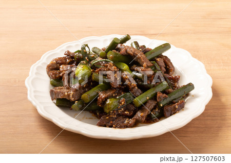 黒毛和牛　カイノミ　にんにくの芽炒め 127507603