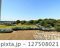 紫陽花が咲く公園の広場 127508021