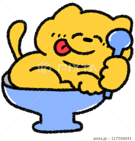ごちそうさま♪ペロっとおいしい口のネコ(食育・子ども向け) ごちそうさま♪ペロっとおいしい口のネコ(食育・子ども向け) 127508041