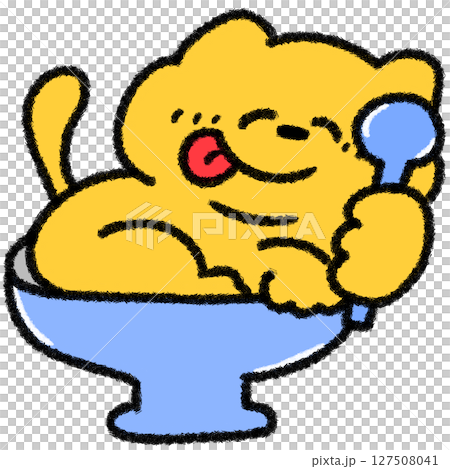 ごちそうさま♪ペロっとおいしい口のネコ(食育・子ども向け) ごちそうさま♪ペロっとおいしい口のネコ(食育・子ども向け) 127508041