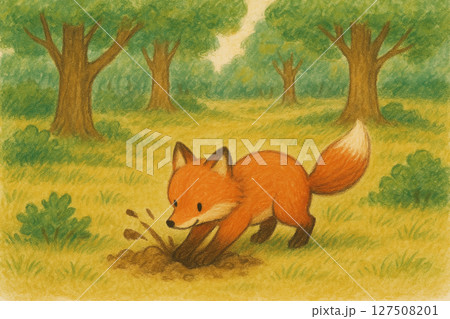 キツネ 狐 きつね 127508201