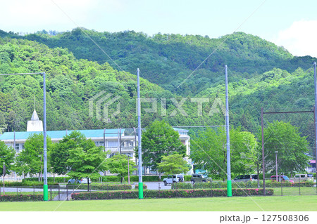 粟野総合運動公園 野球場からの眺め 鹿沼市 粟野総合運動公園 野球場からの眺め 鹿沼市 127508306