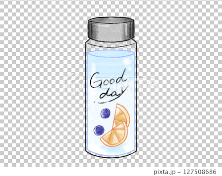 Cute My Bottle (Goodday) Crayon Style Cute My Bottle (Goodday) Crayon Style 127508686