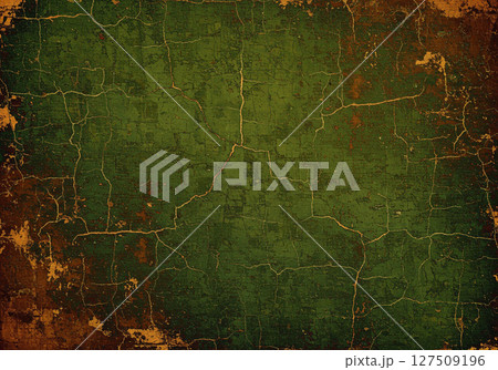Cracked Green Texture Background 127509196