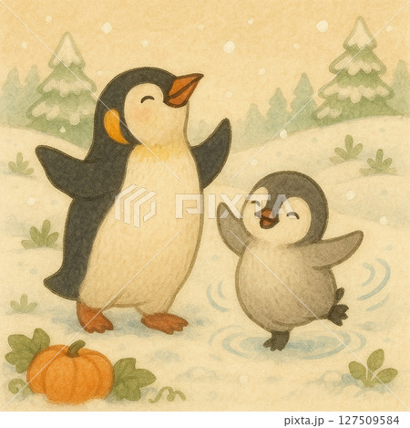 ペンギン ぺんぎん ペンギン 127509584