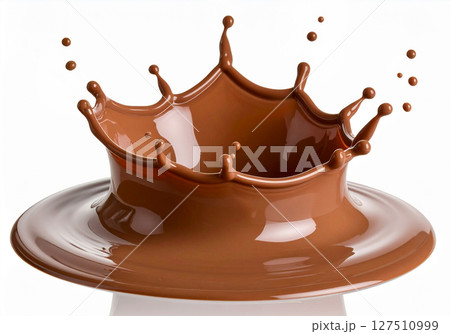 チョコレートのミルククラウン 127510999