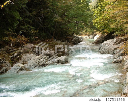 2002年10月の湯西川の渓谷 2002年10月の湯西川の渓谷 127511266